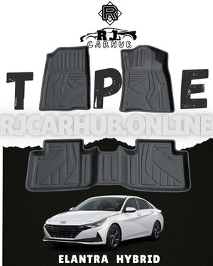 Hyundai Elantra TPE Floor Mats 3 PCS 2021 to 2024 - Premium Car Accessories by RJCARHUB Pakistan