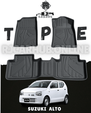 SUZUKI ALTO TPE Floor Mats 3 pcs (2018 - 2025) - Premium Car Accessories by RJCARHUB Pakistan