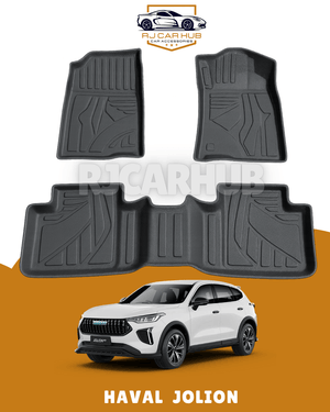 Haval Jolion TPE Mats Black 3Pcs - Premium Car Accessories by RJCARHUB Pakistan