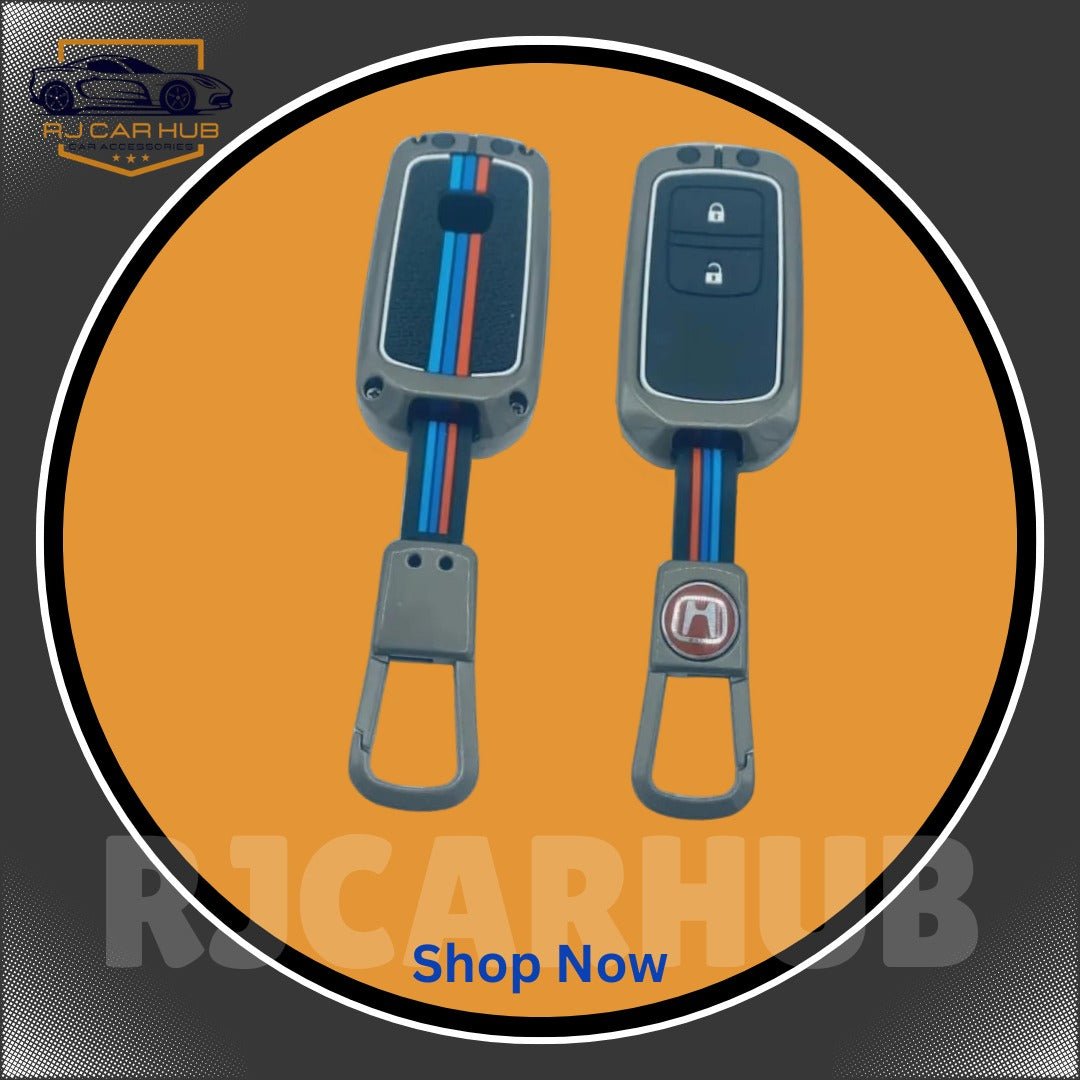 Honda BRV Metal Key Cover Premium – Luxury Alloy Remote Key Protection Case - Premium Car Accessories by RJCARHUB Official Pakistan