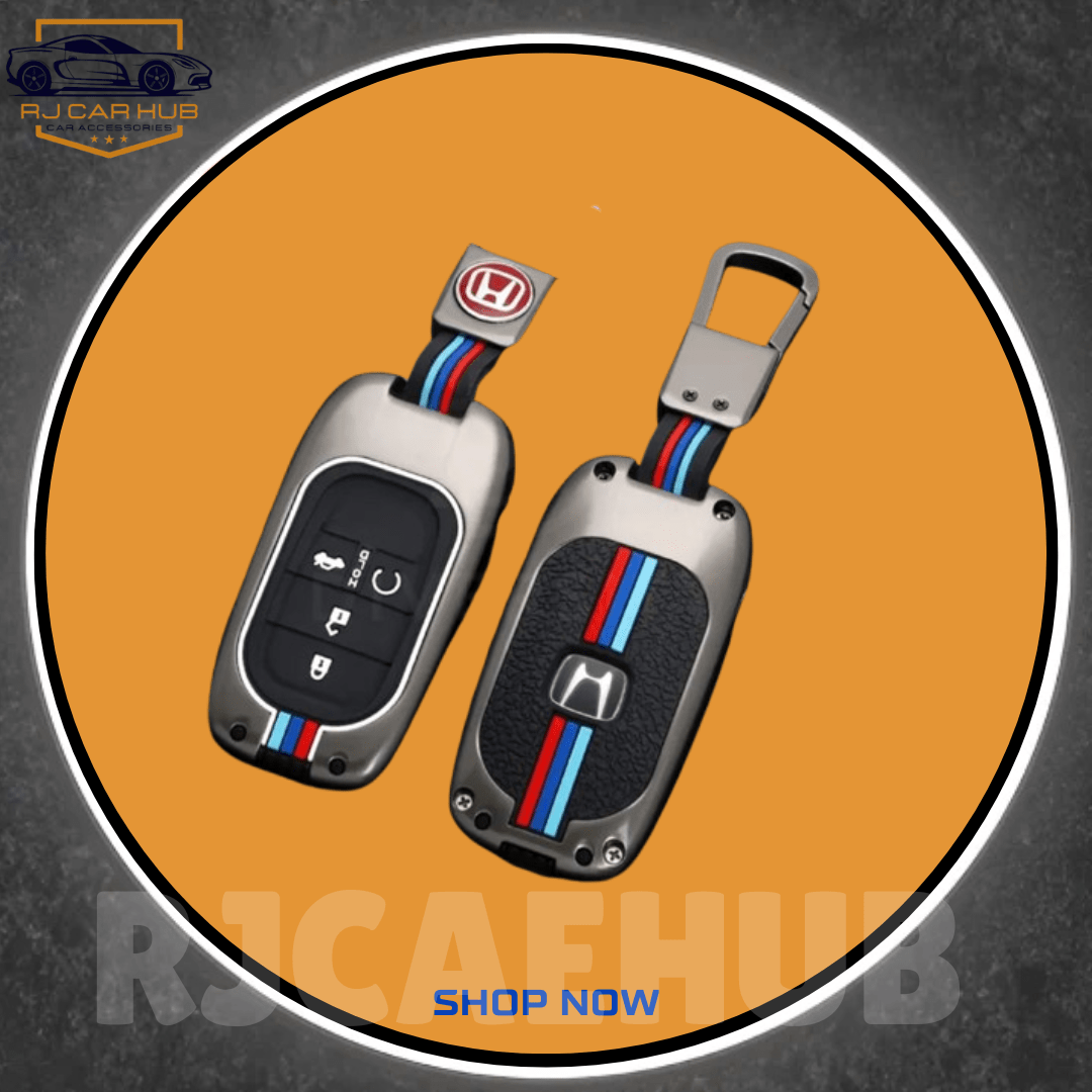 Honda Civic 2022 - 2026 Metal Key Cover Premium – Luxury Alloy Remote Key Protection Case - Premium Car Accessories by RJCARHUB Official Pakistan