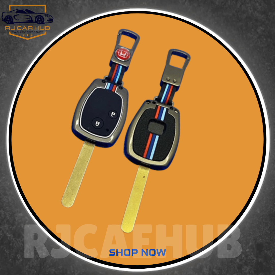 Honda Civic Reborn Metal Key Cover Premium – Luxury Alloy Remote Key Protection Case - Premium Car Accessories by RJCARHUB Official Pakistan