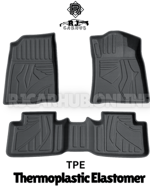Hyundai Tucson Hybrid New 2025 TPE Floor Mats Black - Premium Car Accessories by RJCARHUB Pakistan