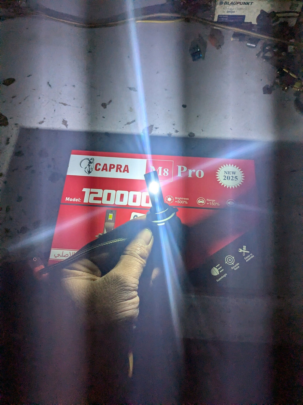 LED Lights H4 M8 Pro High - Power LED Headlight Bulbs for Cars ( 650W Made China ) - Premium Car Accessories by RJCARHUB Pakistan