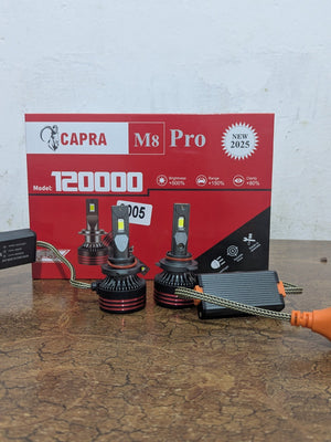 LED Lights H4 M8 Pro High - Power LED Headlight Bulbs for Cars ( 650W Made China ) - Premium Car Accessories by RJCARHUB Pakistan