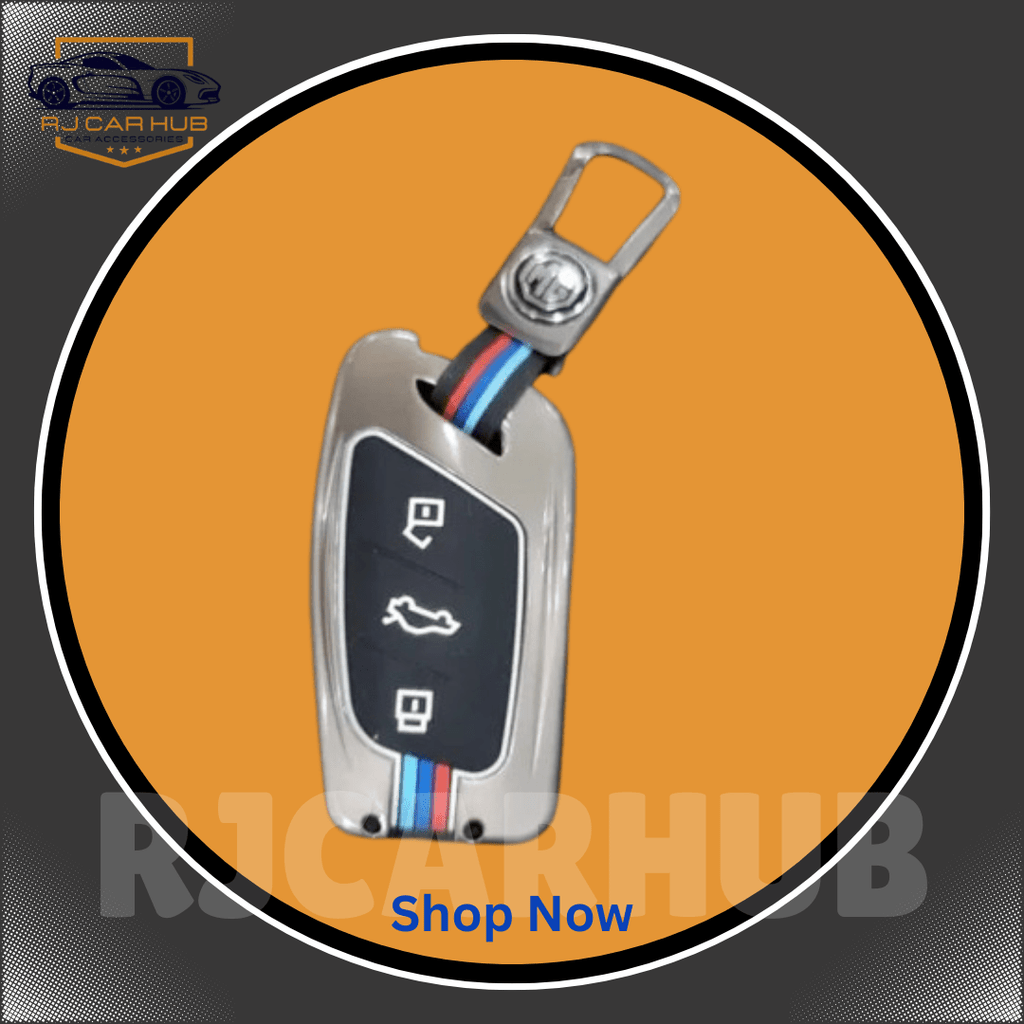MG HS Metal Key Cover Premium – Luxury Alloy Remote Key Protection Case - Premium Car Accessories by RJCARHUB Official Pakistan