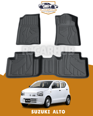SUZUKI ALTO TPE Floor Mats 3 pcs (2018 - 2025) - Premium Car Accessories by RJCARHUB Pakistan