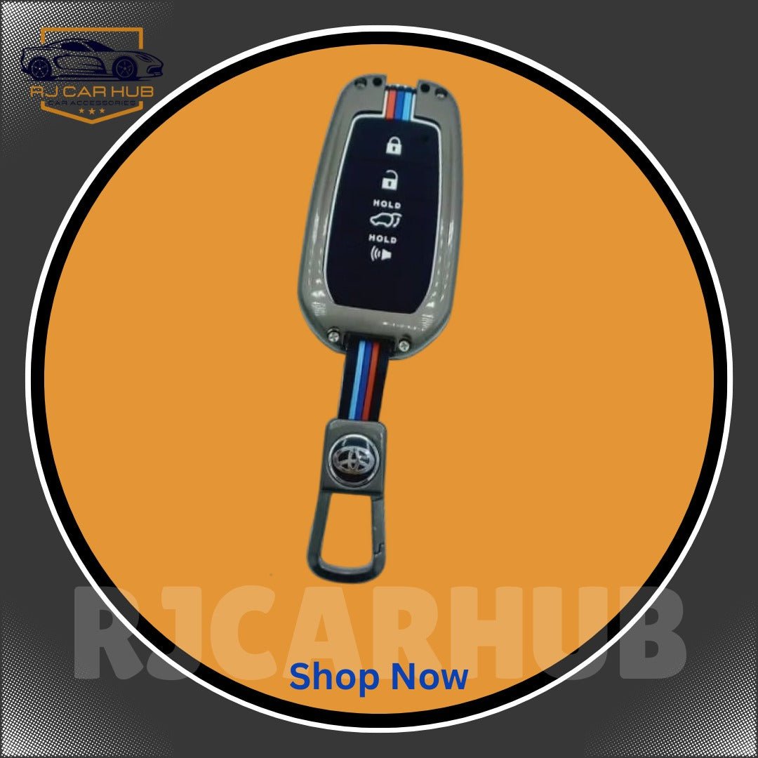 Toyota Fortuner Metal Key Cover Premium – Luxury Alloy Remote Key Protection Case - Premium Car Accessories by RJCARHUB Official Pakistan