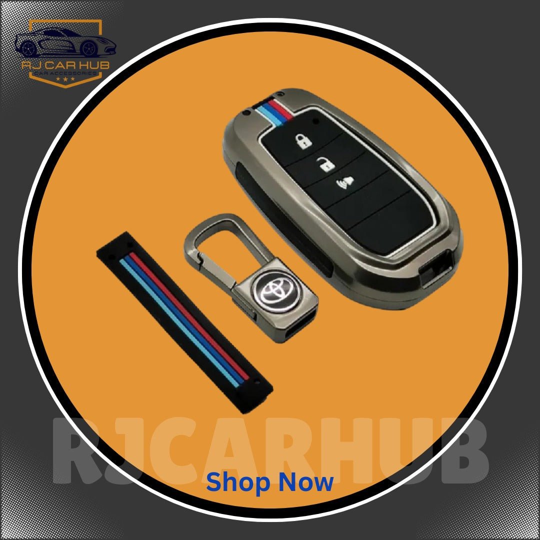 Toyota Revo Metal Key Cover Premium – Luxury Alloy Remote Key Protection Case - Premium Car Accessories by RJCARHUB Official Pakistan